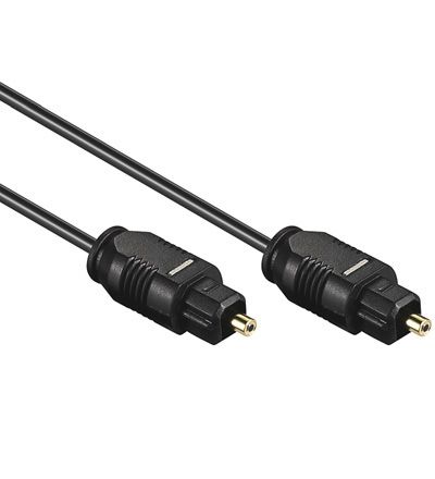 Lichtwellenleiterkabel Toslink St./St., Ø 4mm, Länge 0,5m, Good Connections®