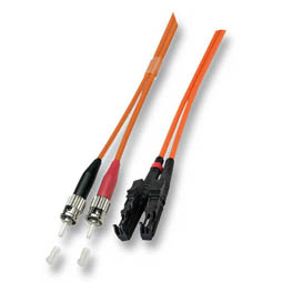 Patch cable, LWL Duplex OS2 (Singlemode, 9/125) E2000®/ST, 1m, Good Connections®