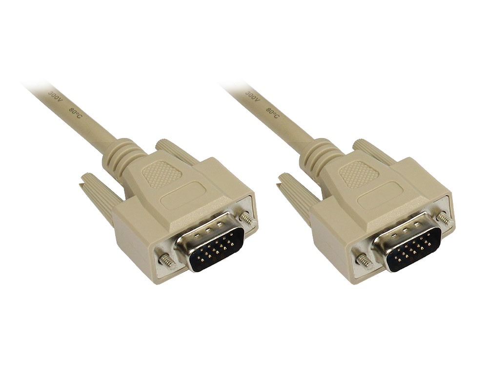 Monitorverbindung Standard VGA, 5m, Good Connections®