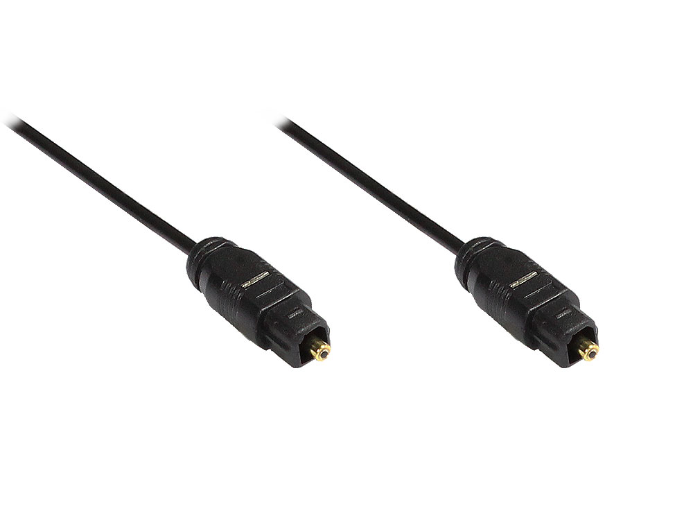 Lichtwellenleiterkabel Toslink St./St., Ø 2,2mm, Länge 2m, Good Connections®