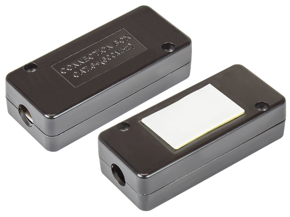 Junction box Cat. 6A / Cat. 7, LSA, shielded, metallised housing, Good Connections®