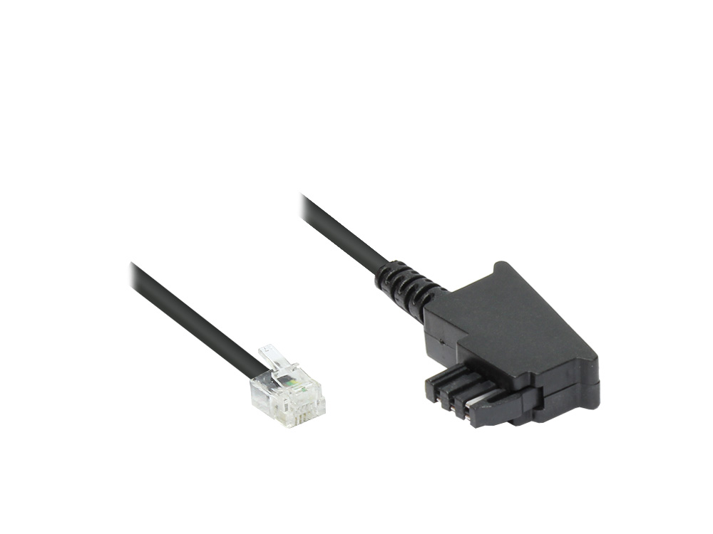 TAE-F Anschlusskabel für Siemens-Telekom-Telefone, Länge: 15m, Good Connections®