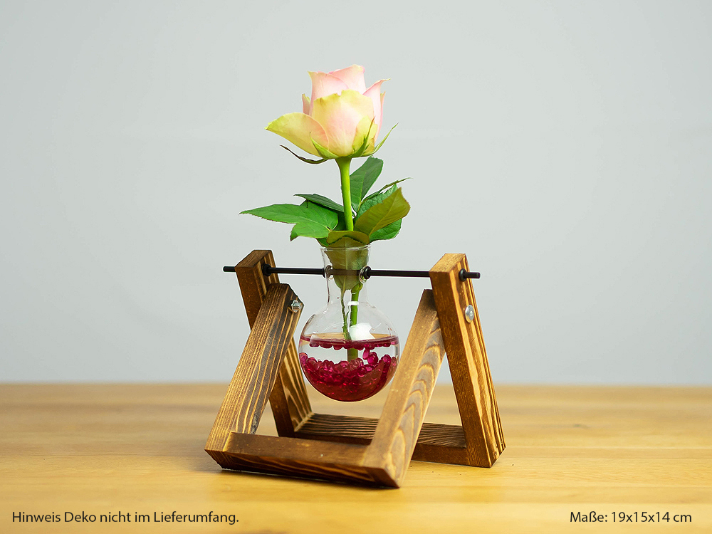Decorative flower vase "Round flask"