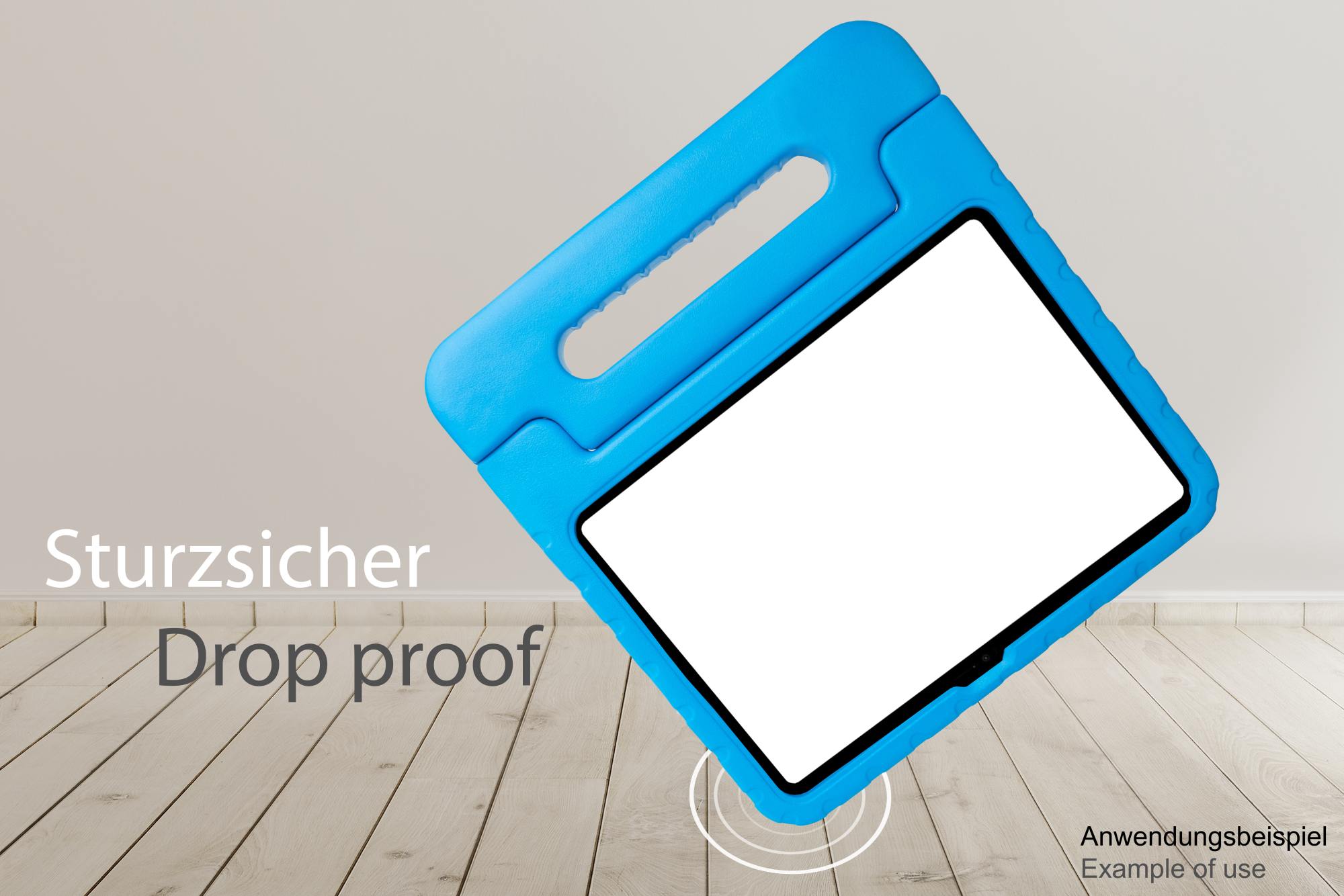 IPad 10.9" (10th gen.) tablet protective case with kickstand, blue, Good Connections®