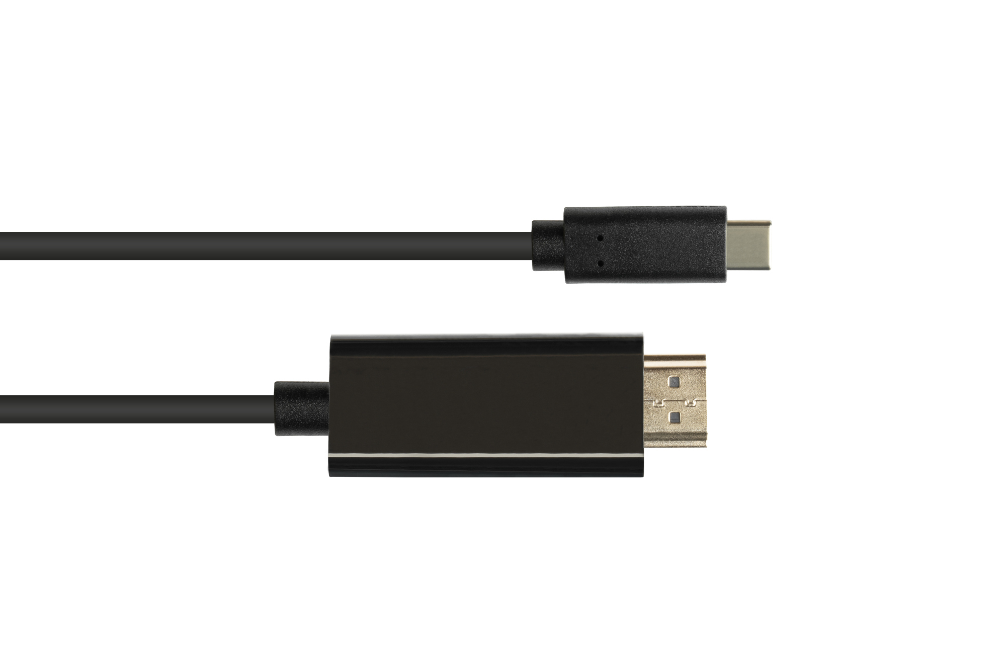 Adapter cable USB-C™ plug to HDMI 2.0 plug, 4K / UHD 60Hz, CU, black, 3m, Good Connections®