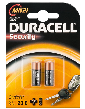 Duracell® Batterie Alkali Photo - MN 21, LR 23, LRV 08, V 23 GA, 4223; 1er Blister