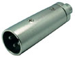 Adapter Cannon / XLR-Stecker an Cinchbuchse