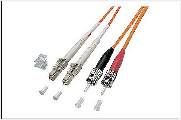 LWL Duplex Patchkabel LC / ST, 62,5/125, Länge: 5m, Good Connections®