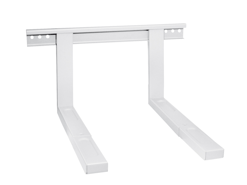 Halterung für Mikrowellengeräte, Belastung bis 35 kg, ausziehbar, weiß, My Wall®