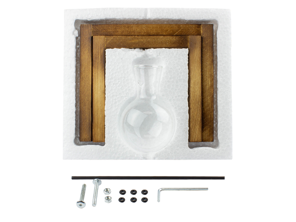 Decorative flower vase "Round flask"