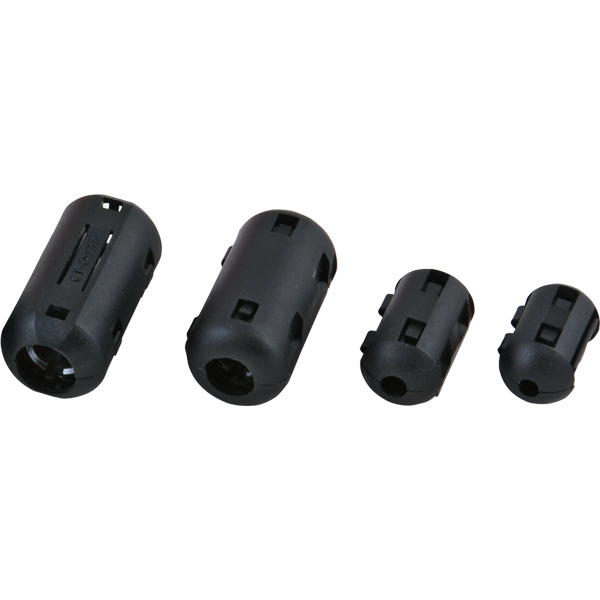Ferrit-Ringkern 9,5mm, schwarz Bauform: rund