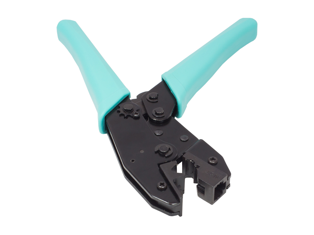 Crimping tool for shielded RJ45 Cat.6A plugs, Good Connections®