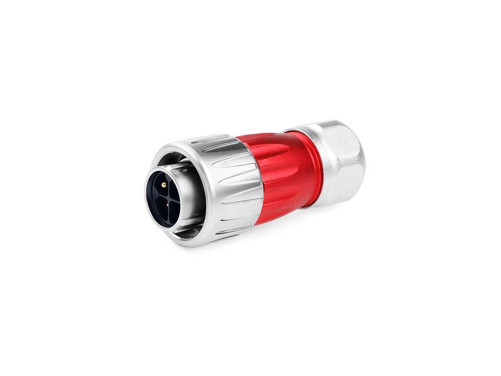 Industrial Connector S3 - Power (4-pin) Plug with cable gland, solder termination, metal, M20, bayonet, IP65/67, Good Connections®