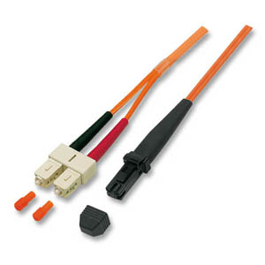 Patch cable, LWL Duplex OM3 (Multimode, 50/125) MT-RJ/SC, 3m, Good Connections®