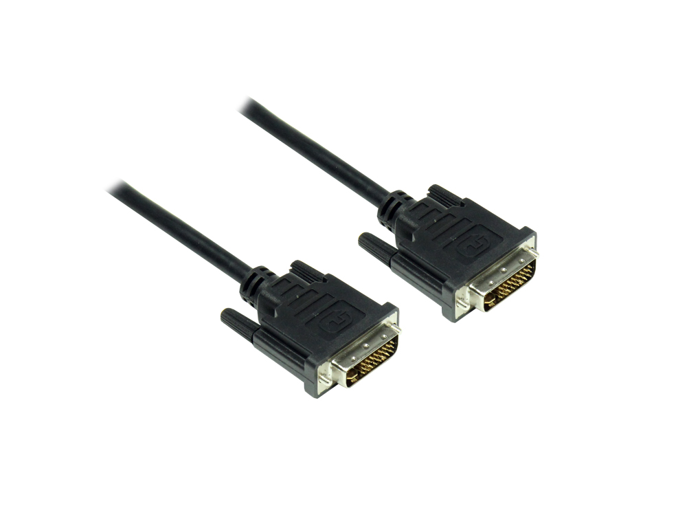 DVI-I Anschlusskabel analog/digital Dual Link 24+5, 1,8m, Good Connections®
