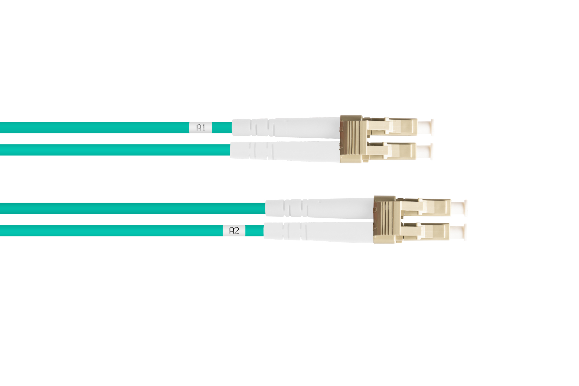 Patch cable LWL Duplex OM3 cable (Multimode, 50/125) LC/LC, LSZH, steel armouring and rodent protection, step-resistant, 30m, Good Connections®