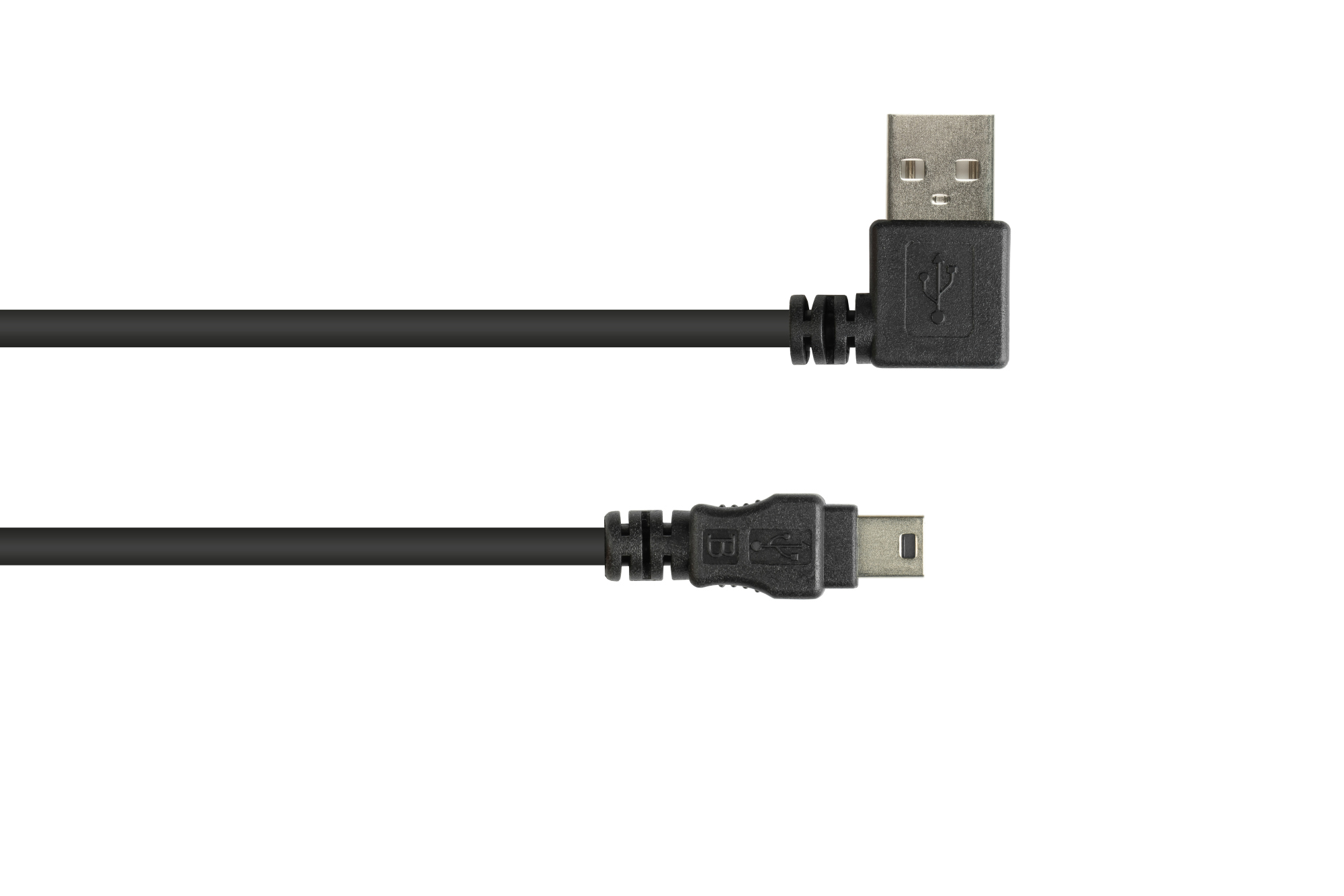 Anschlusskabel USB 2.0 EASY Stecker A an mini Stecker, gewin