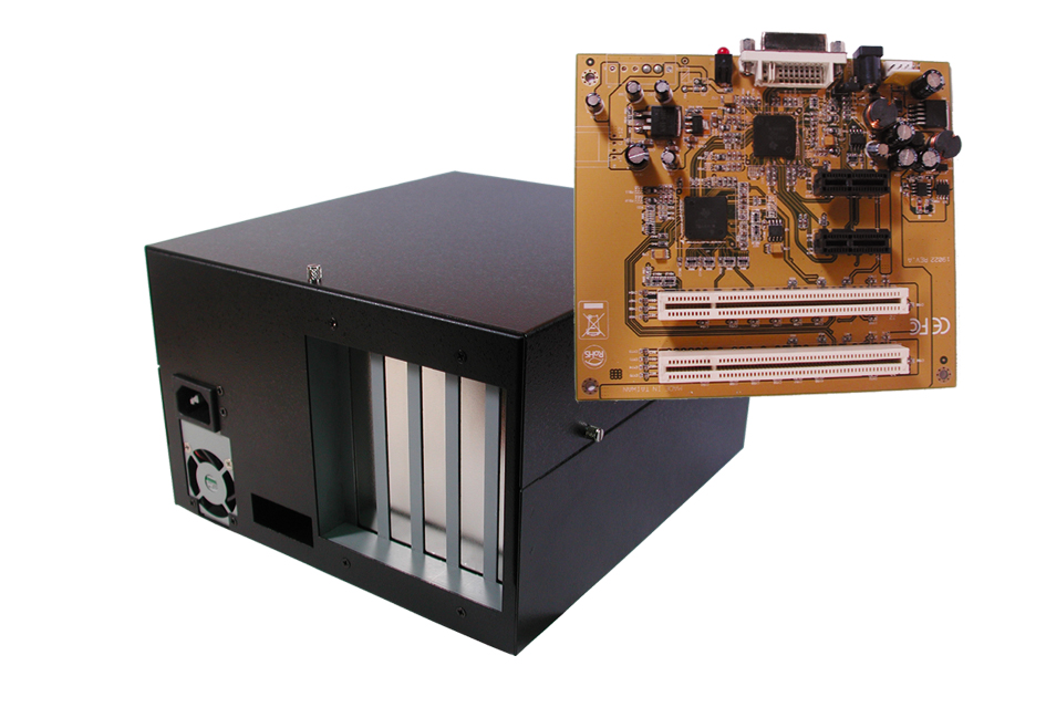 Exsys® 2 x PCI - 2 x PCIe Slot‘s und internem 220W Netzteil Expansion Box