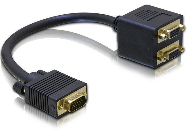 Adapter VGA Stecker zu 2x VGA Buchse