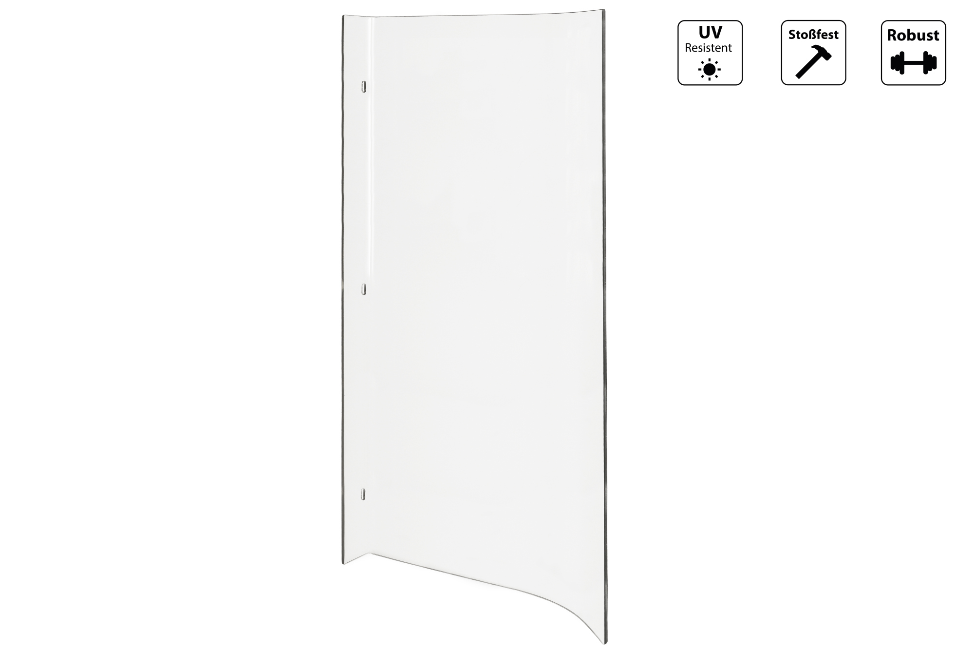 Wallbox canopy - rain protection - UV resistant - W 60 cm x D 34 cm