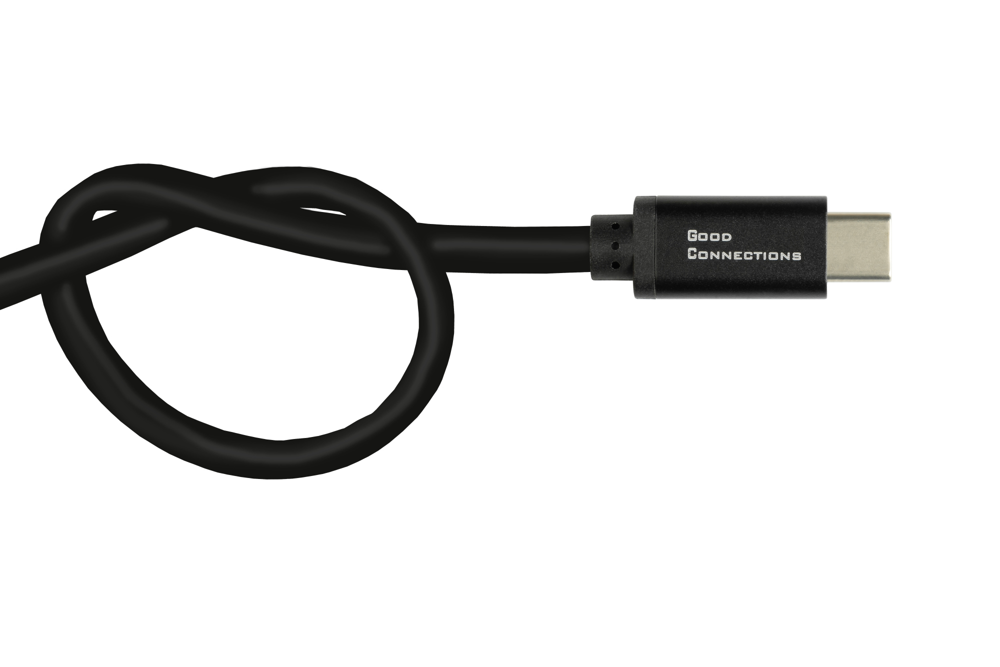 USB-C™ SmartFLEX Lade- und Datenkabel mit Power Delivery (PD3) 100W, USB 2.0, 5A E-Marker, schwarz, 1m, Good Connections®