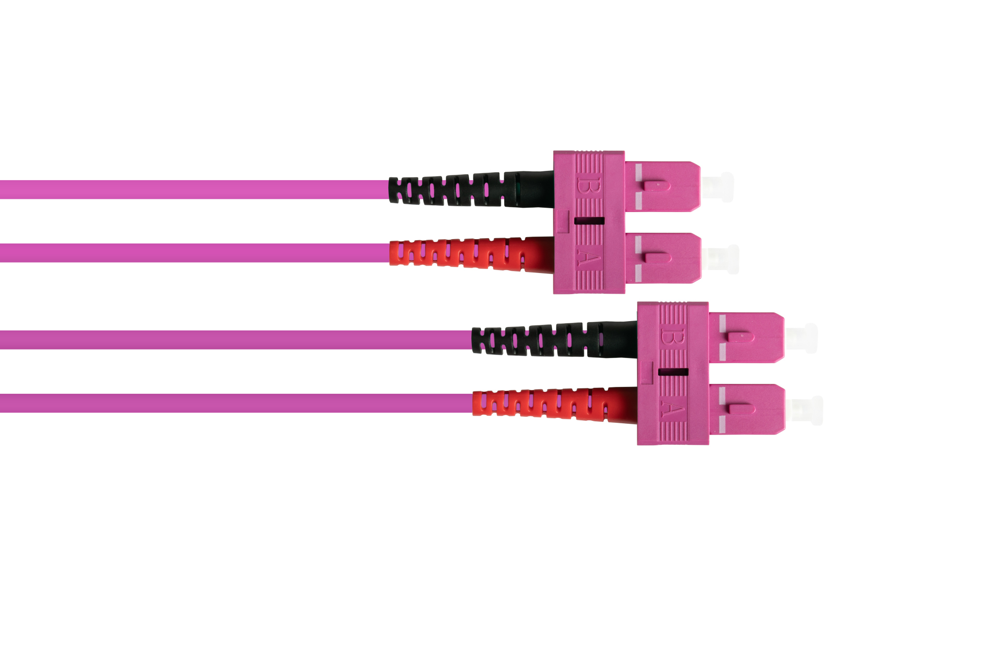 Patch cable LWL Duplex OM4 (Multimode, 50/125) SC/SC, LSZH, exchangeable polarity, 2m, Good Connections®