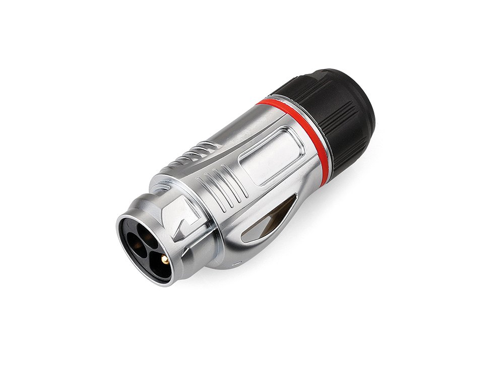 Industrie-Steckverbinder S2 - Power (3-Pin) Stecker, Schraubanschluss, Metall, M24, IP67, Good Connections®