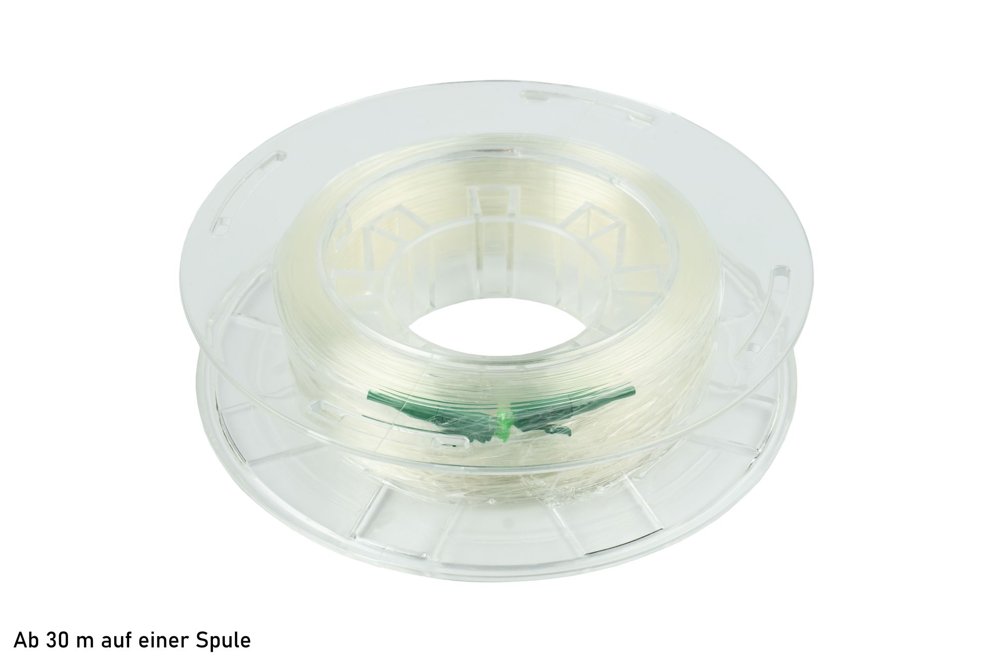 kabelmeister® LWL-Patchkabel OS2 Simplex, LC/APC - LC/APC, G.657.B3, 0,9mm, transparent, 5m