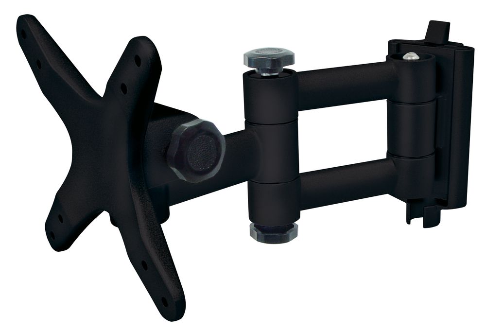 Flachbildschirm-Wandhalter 10"-30", 20kg, Neigung 20°, schwarz