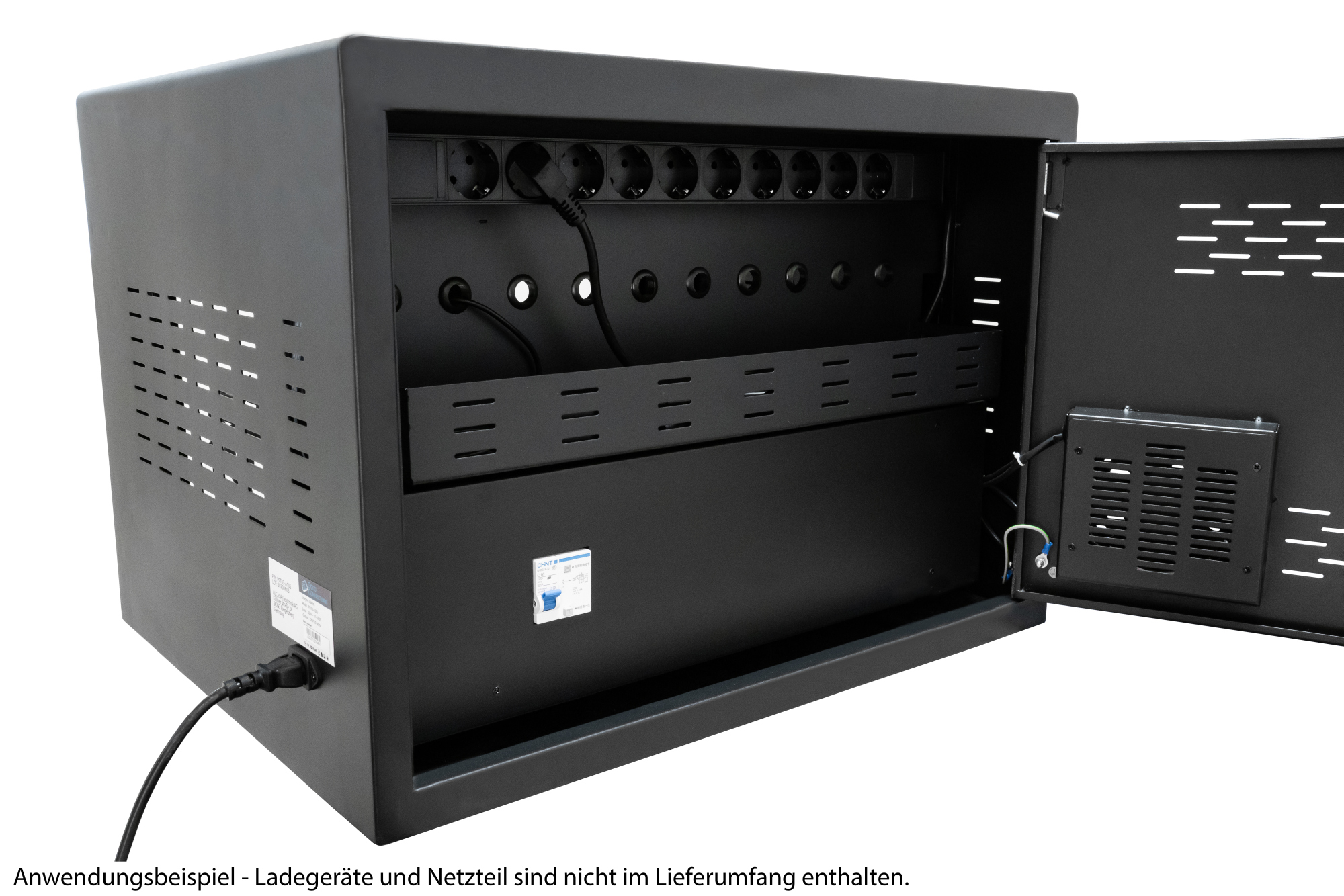 Good Connections® ANTARES N10 Notebook charging cabinet up to 14", UV-C disinfection, black