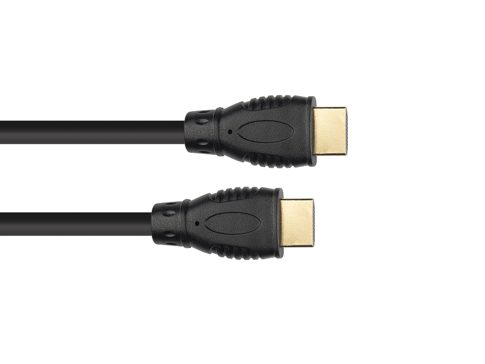 HDMI 2.0b cable, 4K / UHD @60Hz, 18 Gbit/s, gold-plated contacts, black, 0,5m, Good Connections®