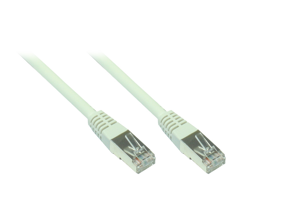 Patchkabel, Cat. 5e, F/UTP, grau, 3m, Good Connections®