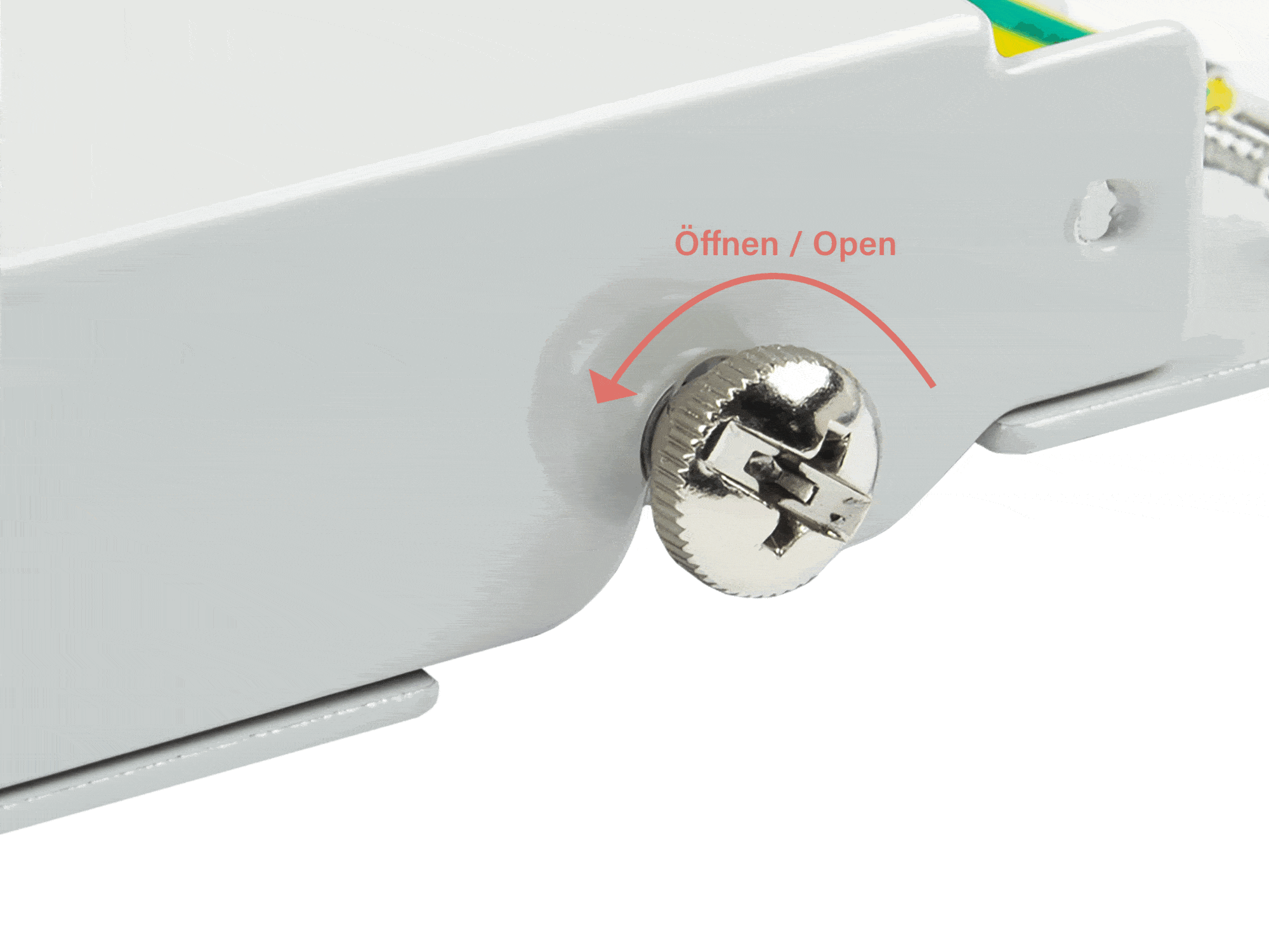 Patch Panel 10" Cat. 6, 12-port, 0,5 U, STP shielded, toolless opening, light grey (RAL7035), Good Connections®