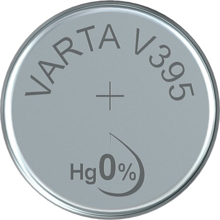 Varta® Knopfzelle (V395) Silberoxid-Zink, SR57, 1,55V, 42mAh