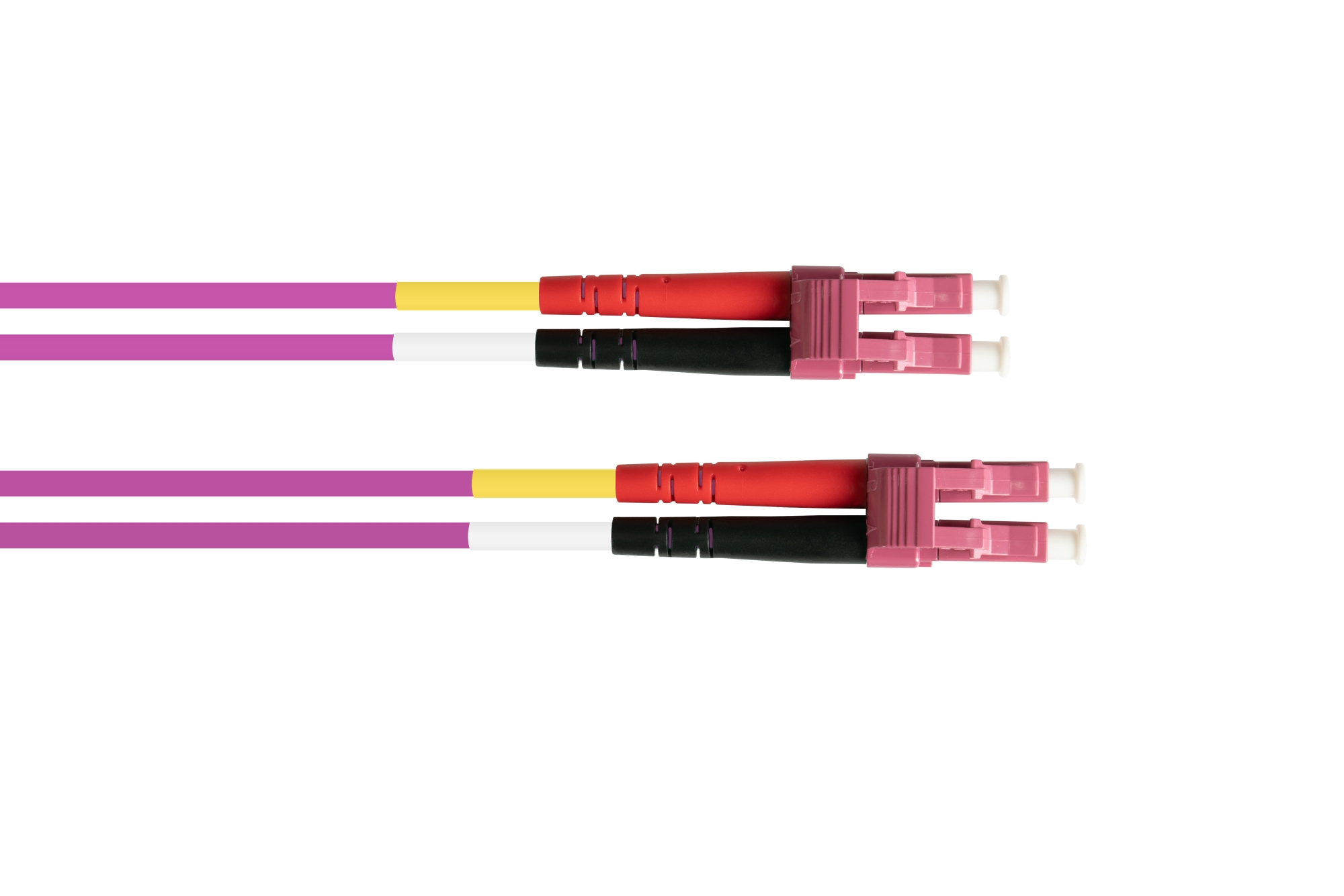 kabelmeister® Patchkabel LWL Duplex OM4 (Multimode, 50/125) LC/LC, LSZH, austauschbare Polarität, 15m