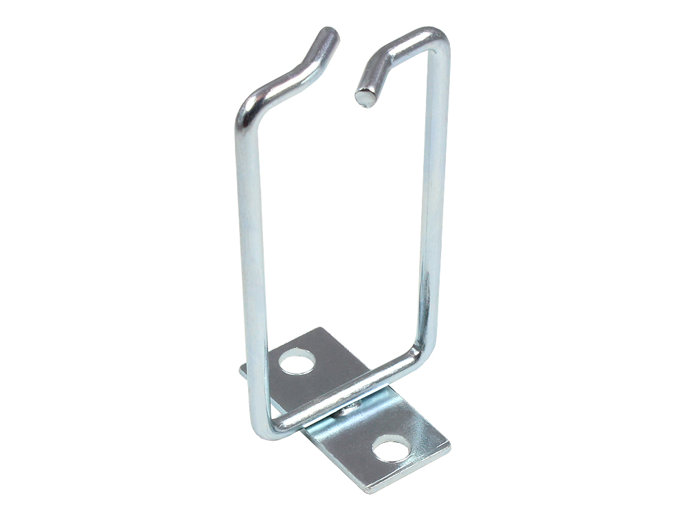 Cable guidance brackets, central mounting plate, galvanized steel, 40 x 80 mm, Good Connections®