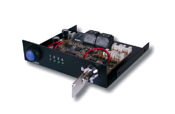 Exsys® Umschalter von 1 S-ATA auf 4 S-ATA Festplatten