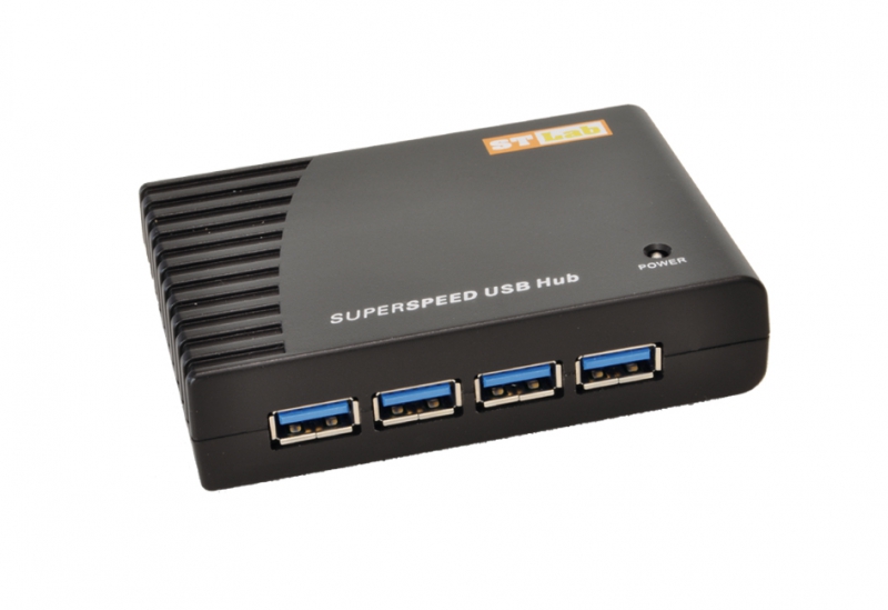 USB 3.0 HUB 4 Port, inklusive 5V/2A Netzteil, Exsys® [EX-1125]