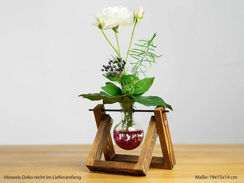 Decorative flower vase "Round flask"