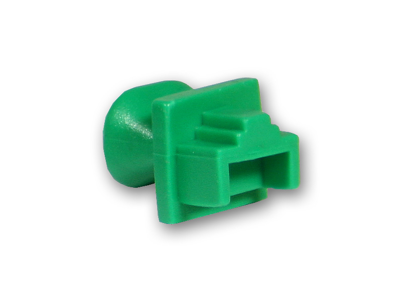 Staubschutzdeckel für RJ-45 Buchse, grün