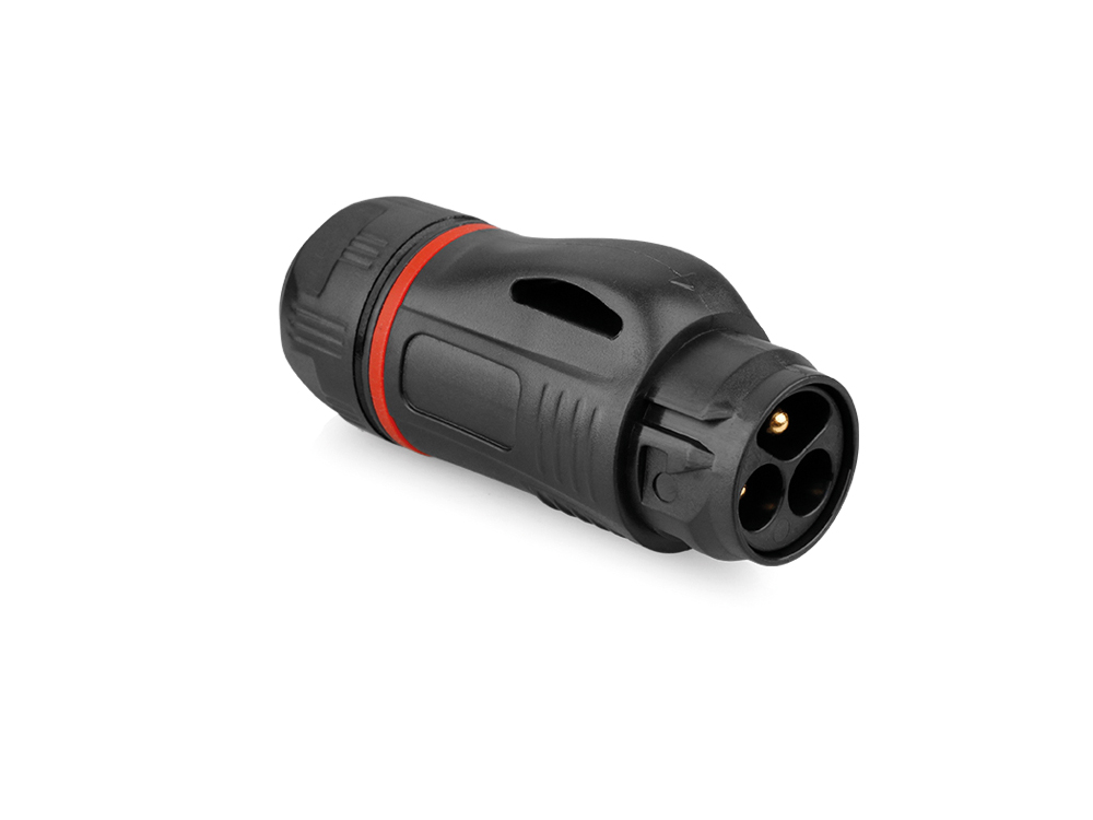 Industrial Connector S2 - Power (3-pin) plug, screw connection, M24, IP67, Good Connections®