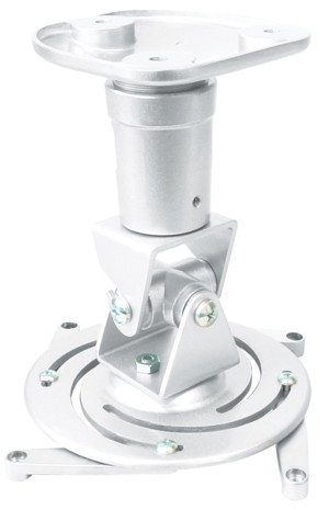 Ceiling mount projector, universal joint, color: white
