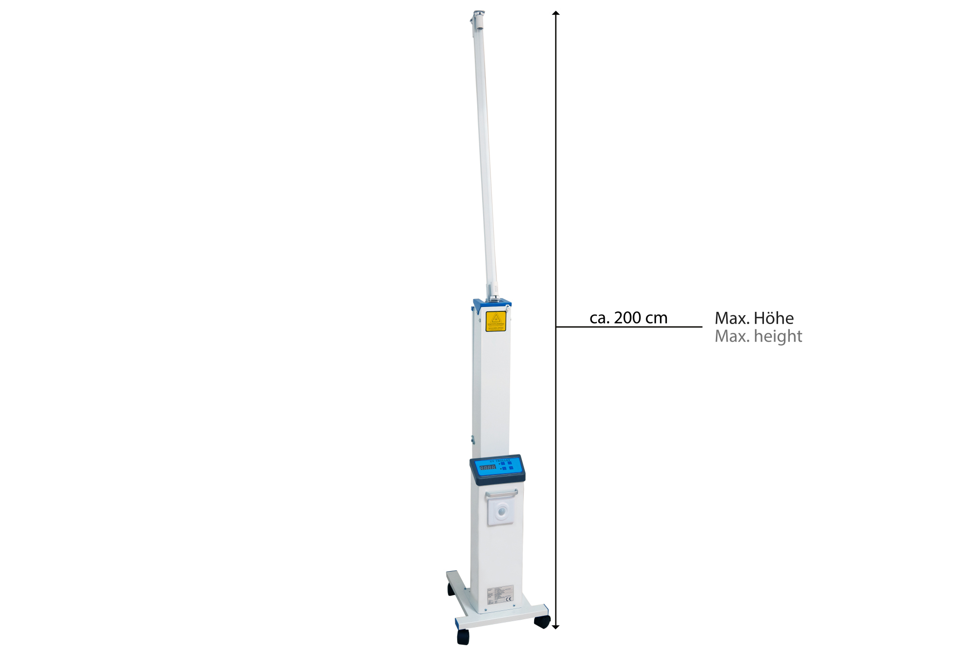 UV-C Desinfektionsstation 60W with 2 tubes for 30 m² room area, Good Connections®