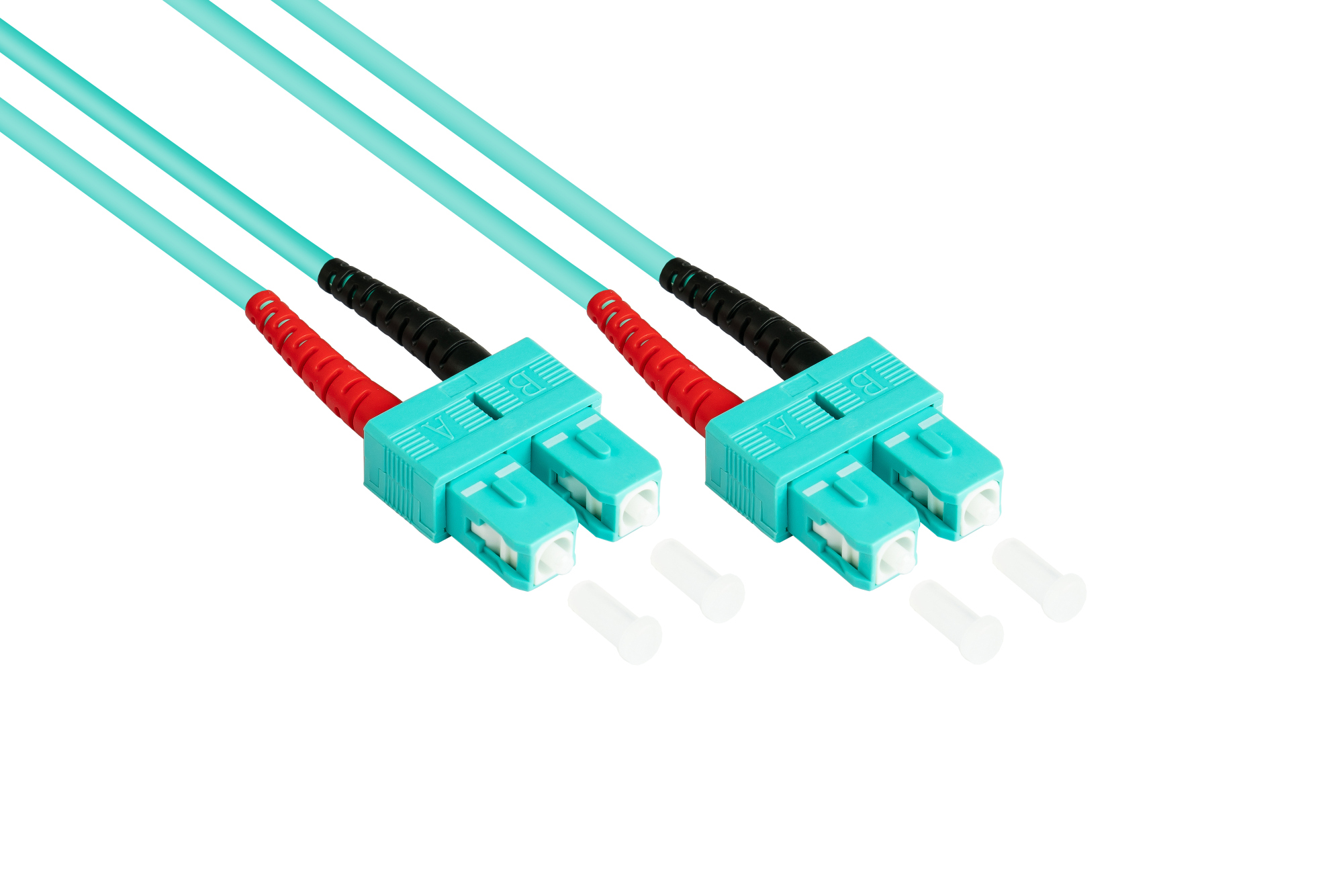 LWL Duplex Patchkabel SC / SC, 50/125, OM3, 7,5m, Good Connections®