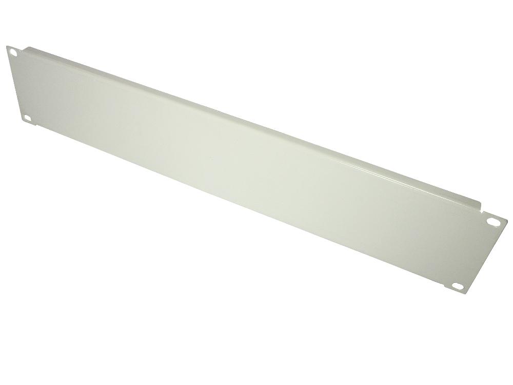 19" Blind panel, 2U, light gray (RAL7035), Good Connections®