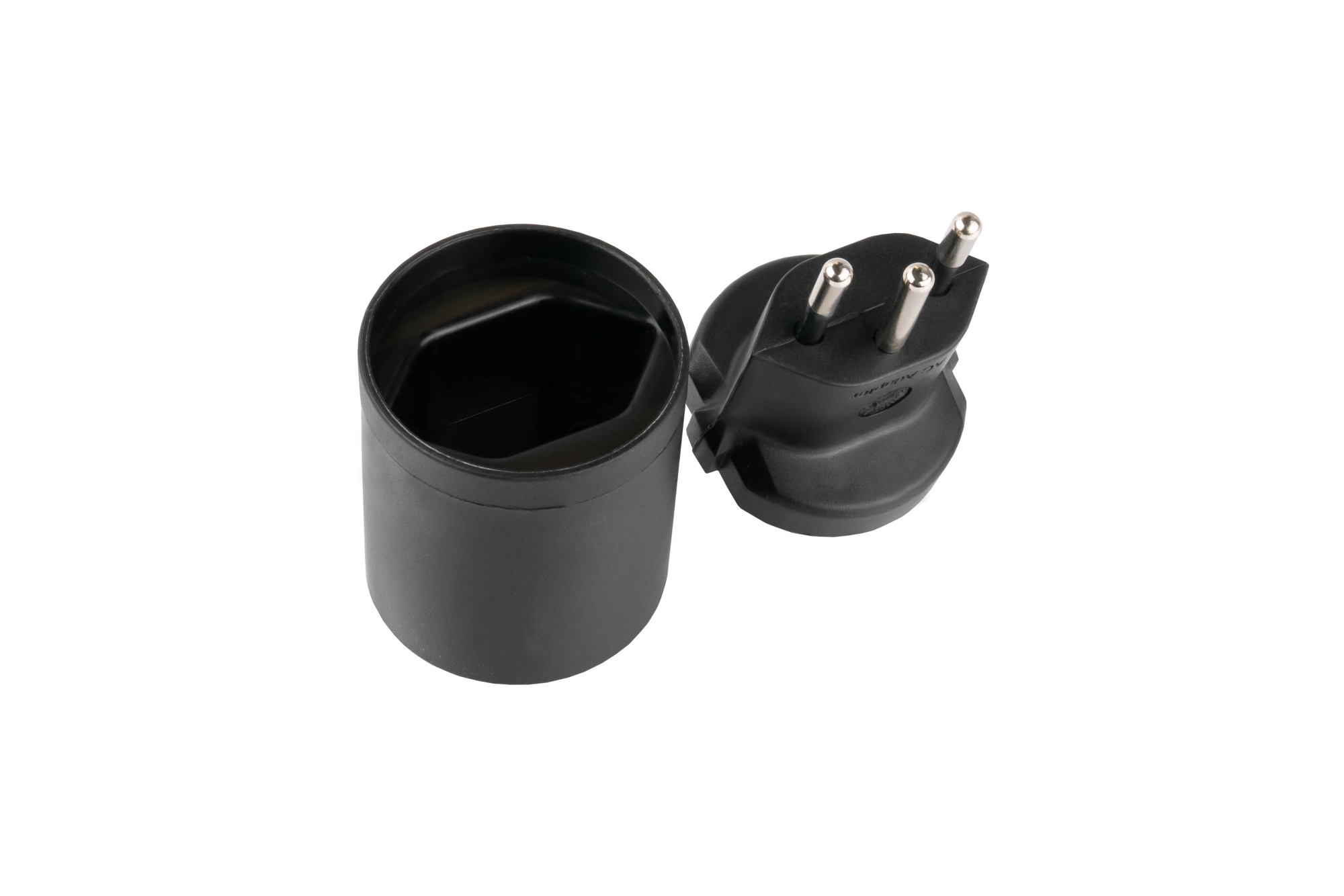 kabelmeister® Power adapter Switzerland plug Typ J (SEV 1011, straight) with insertion aid to safety contact socket, black