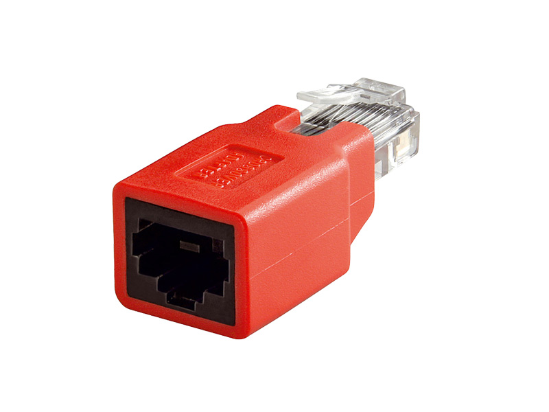 Cat 5e Crossover Adapter RJ45 Buchse an Stecker