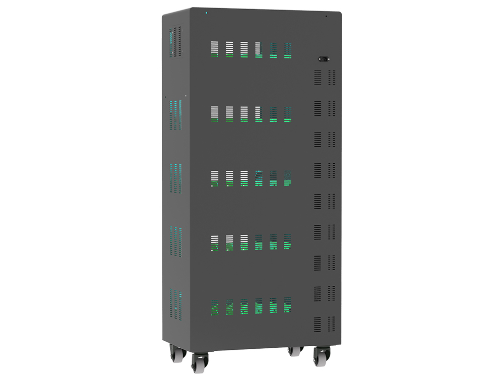 Good Connections® ANTARES T65 Tablet-Ladewagen, UV-C Desinfektion, schwarz