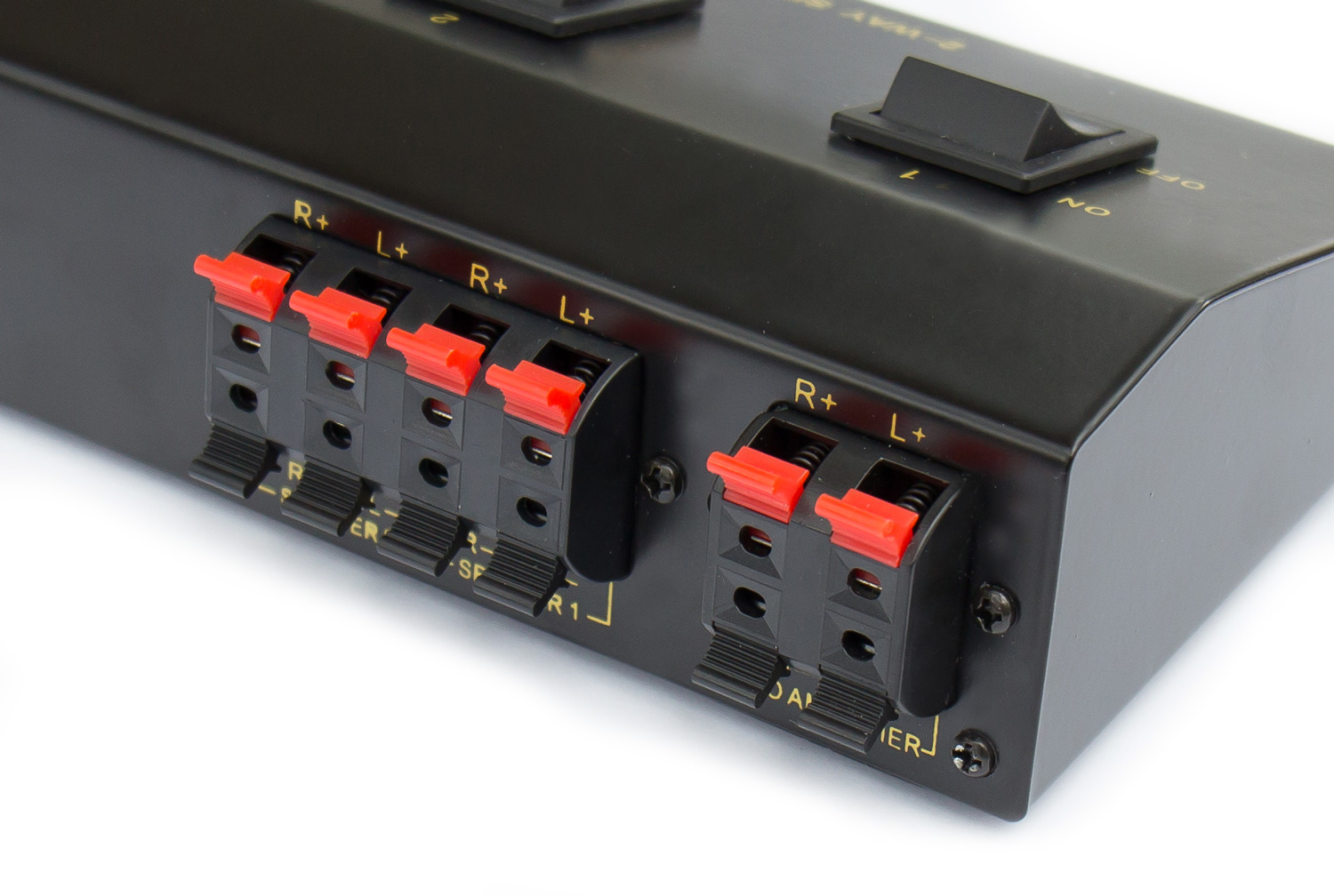 Lautsprecher Umschaltbox zum connection von 2 Lautsprecherpaaren, Good Connections®