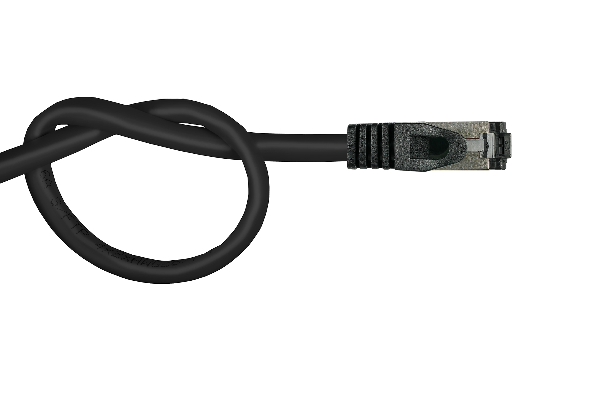 RNS® INDUSTRIE (PUR) Patchkabel SmartFLEX, Cat.6A, S/FTP, PiMF, LSZH, CU, schwarz, 5 m, Good Connections®